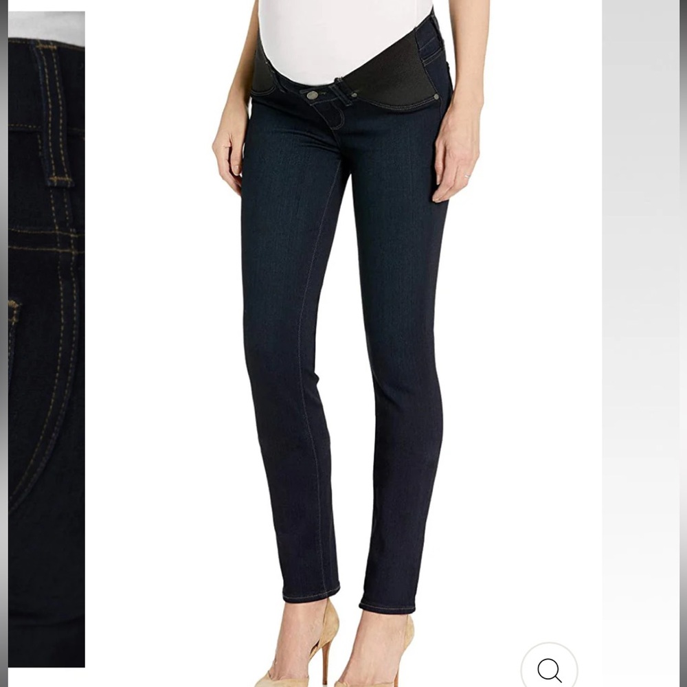 PAIGE verdugo maternity Dark Indigo Women's Skinny Jeans